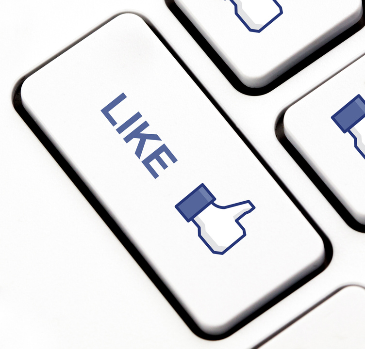 Facebook like button on keyboard